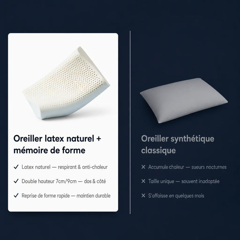 Oreiller en latex naturel