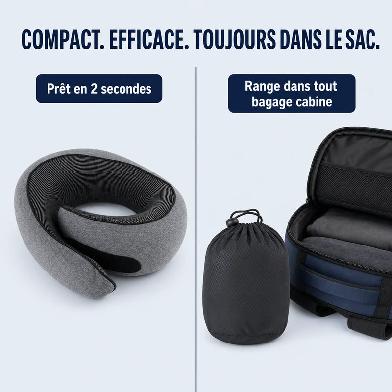 Oreiller de voyage ergonomique