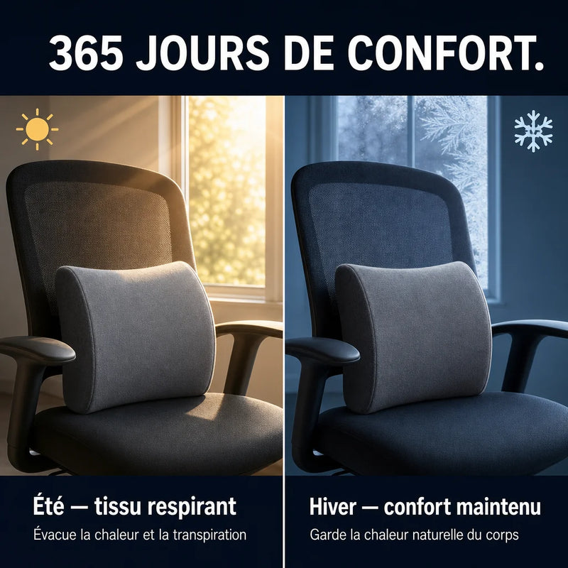 Coussin lombaire respirant