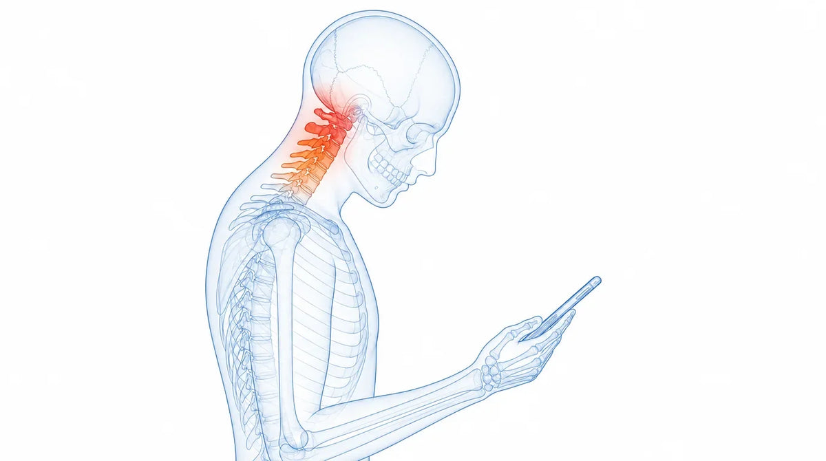 Tech Neck : Comprendre et Corriger la Douleur Cervicale Liée aux Écrans Image