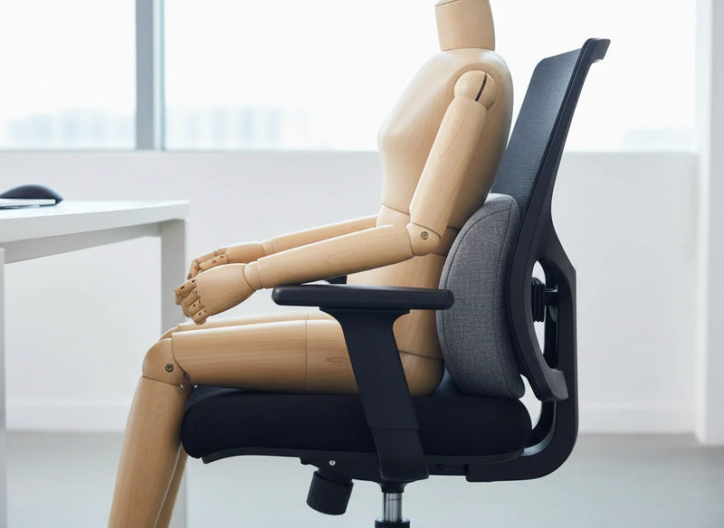 Coussin lombaire chaise bureau