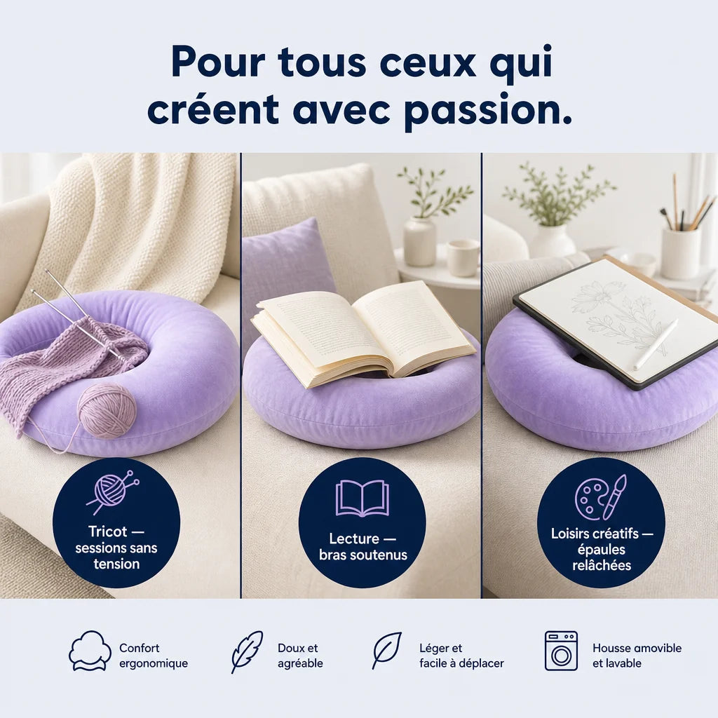 Coussin pour tricot