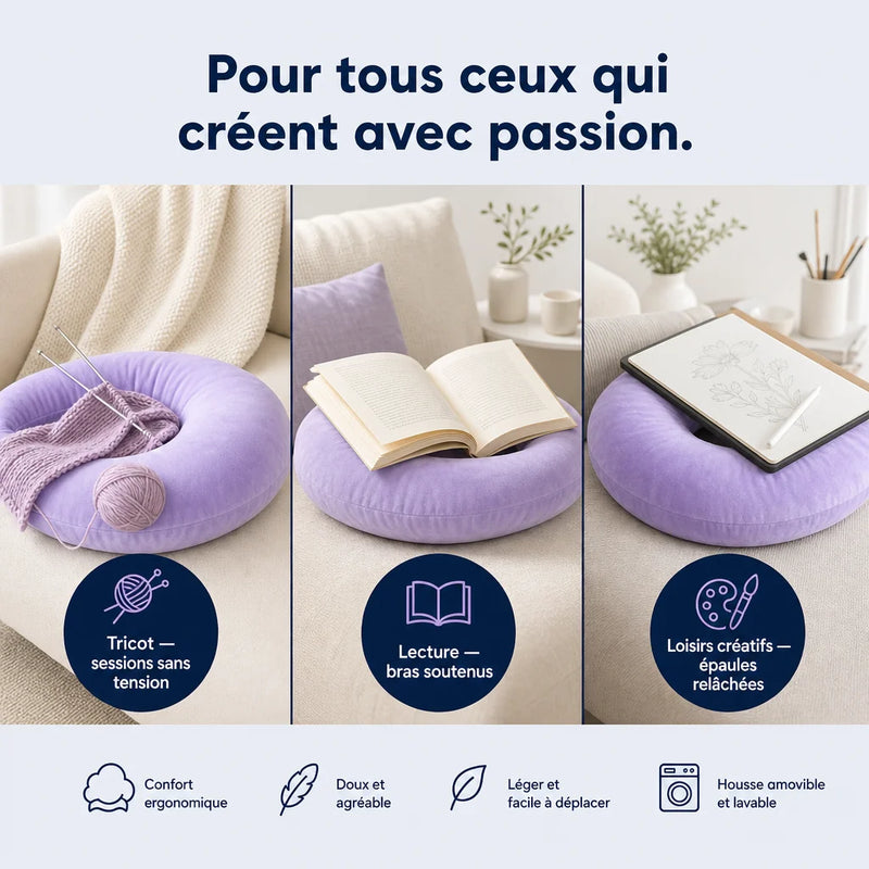 Coussin pour tricot