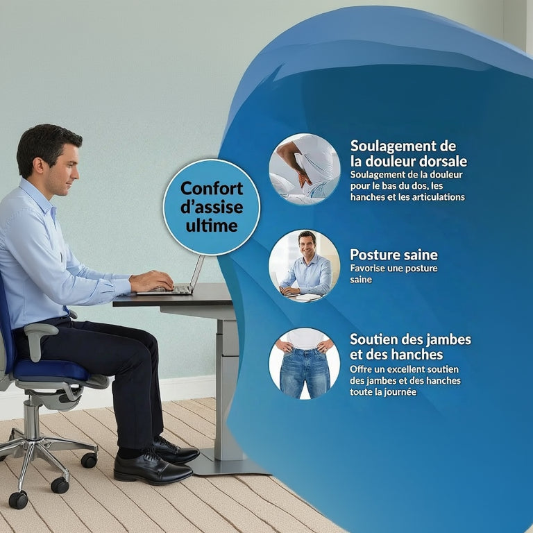 Coussin d'assise en gel