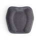 Coussin d'assise en gel noir respirant pour réduire la pression assise