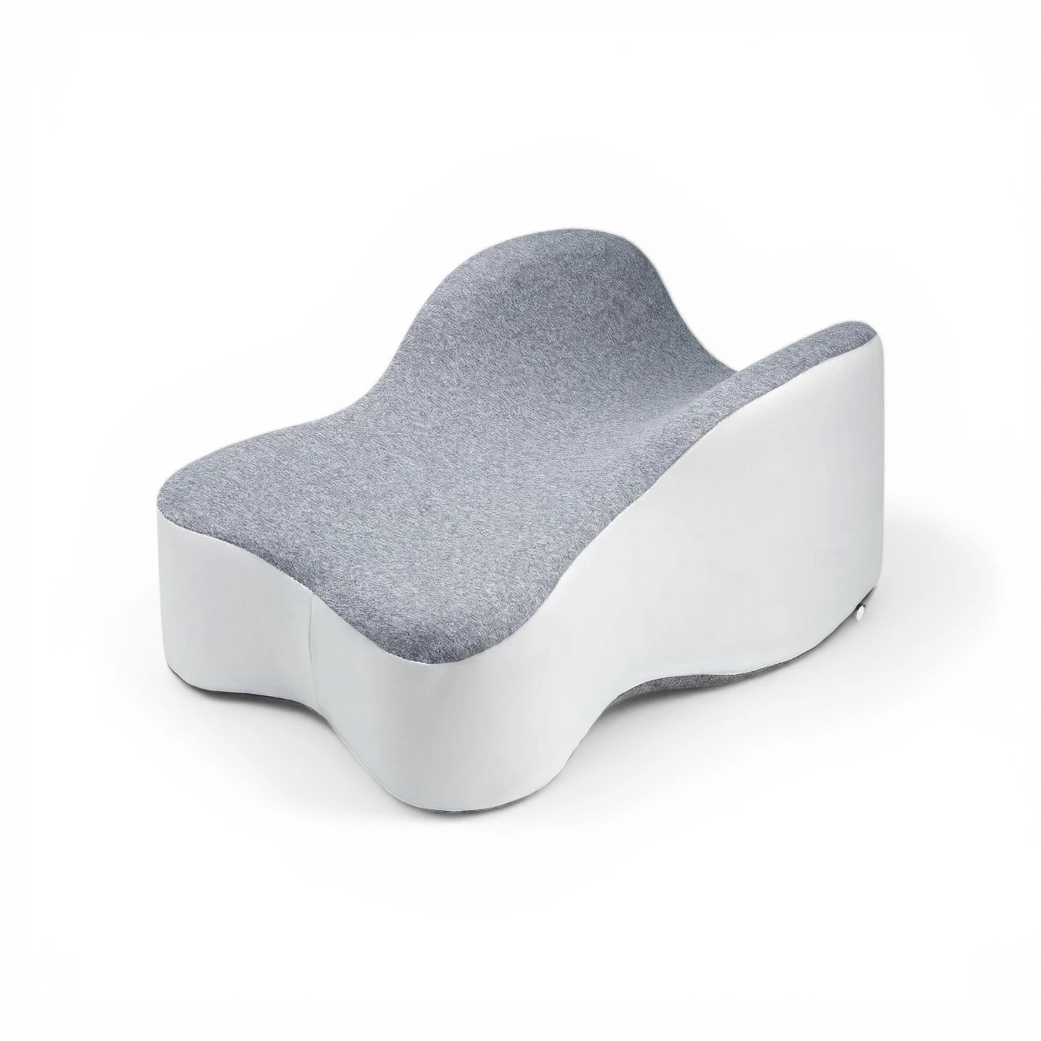 Coussin de genou blanc ergonomique pour soulager les tensions articulaires