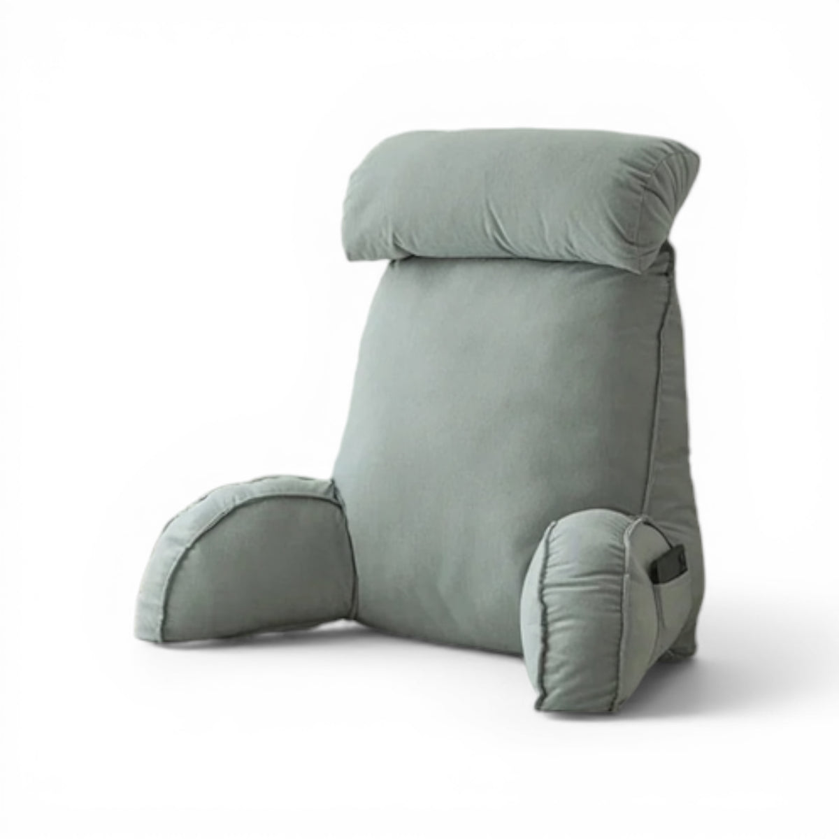 Coussin de lecture tête de lit premium 75 cm avec appui-tête et accoudoirs