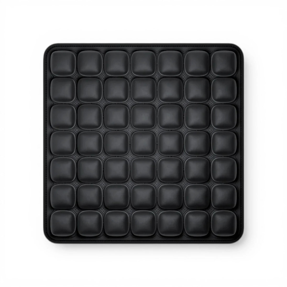 Coussin de siège ergonomique noir pour soutien dorsal longue durée