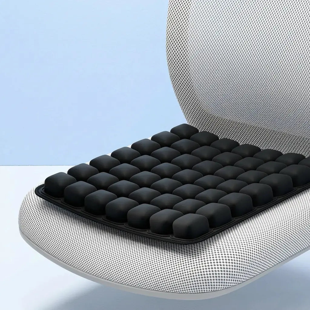 Coussin de siège ergonomique noir