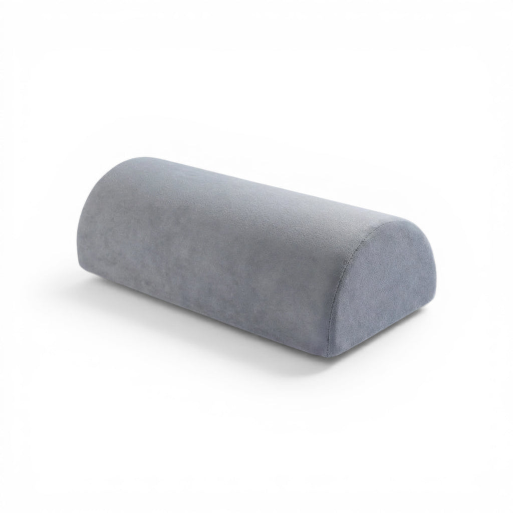 Coussin sous genoux demi-lune en mousse pour soulager genoux et dos