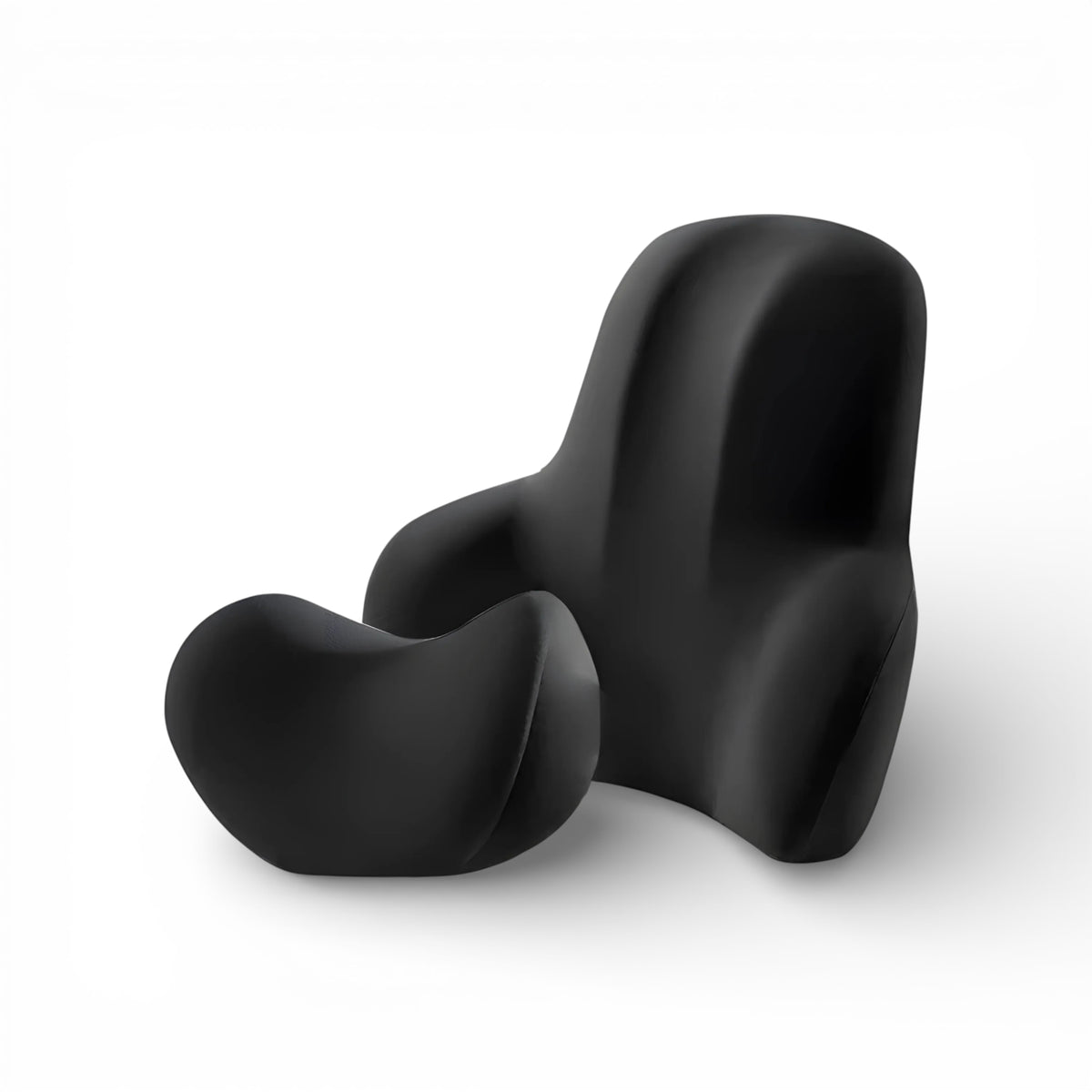 Coussin soutien voiture lombaire et appui-tête pour longs trajets