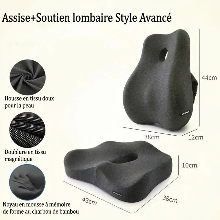 Coussin d’assise ergonomique premium