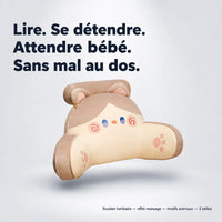 Coussin de lecture animaux