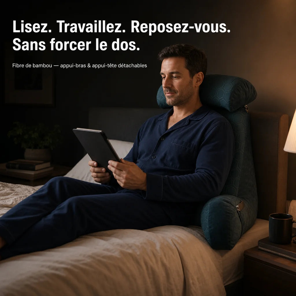 Coussin support pour lecture
