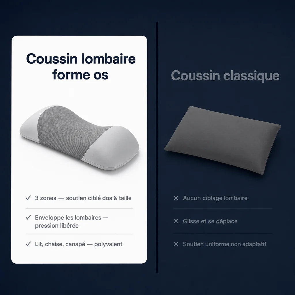 Coussin lombaire confortable