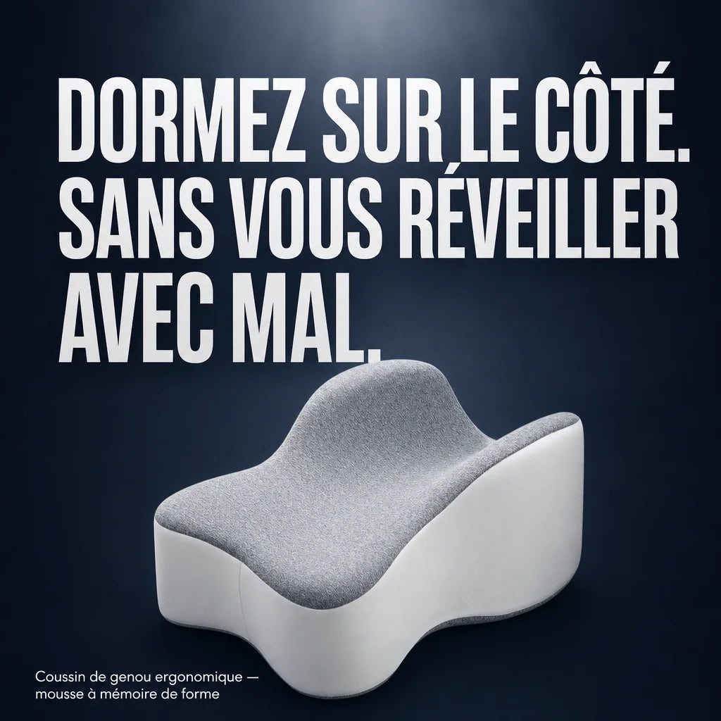 Coussin de genou blanc