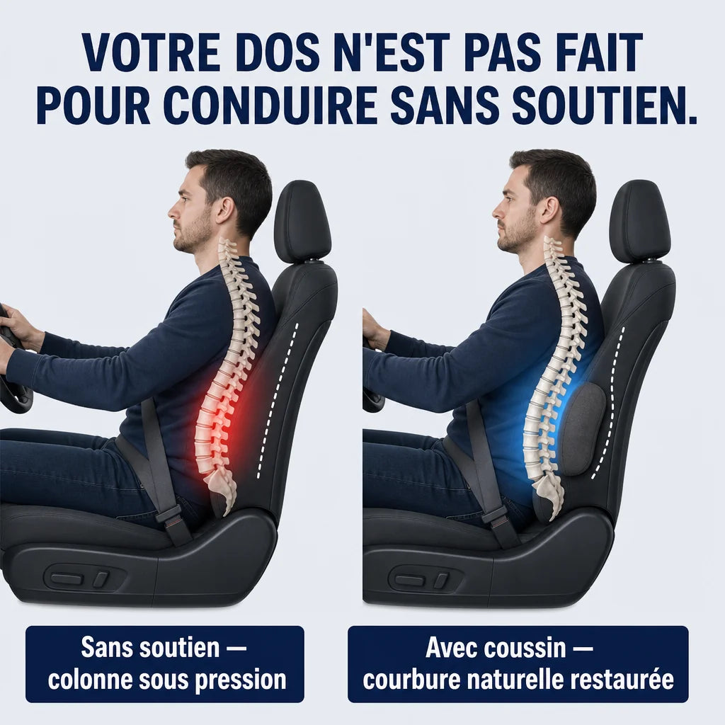 Coussin lombaire de voiture