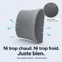 Coussin lombaire respirant