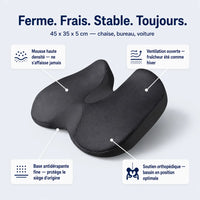 Coussin d'assise orthopédique