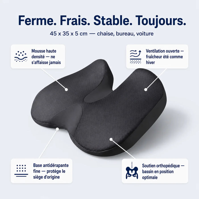 Coussin d'assise orthopédique