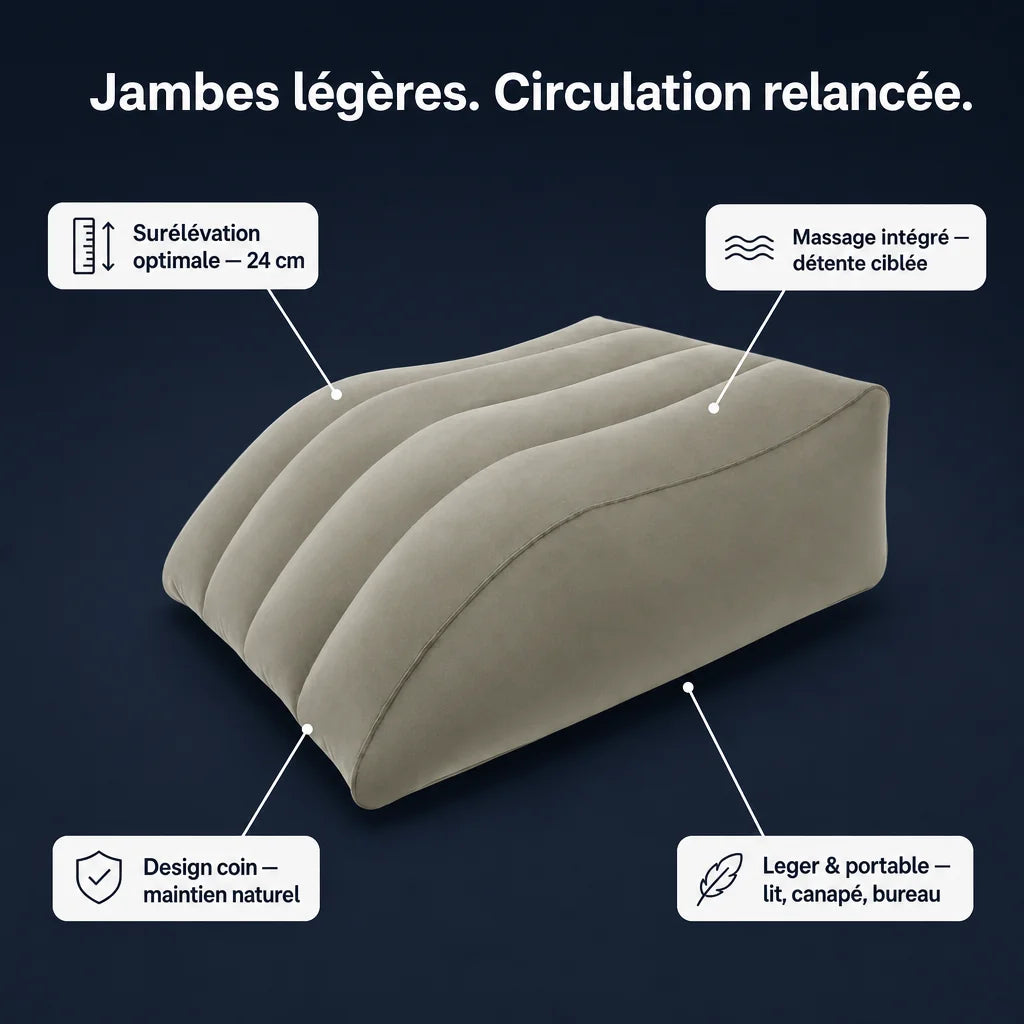 Oreiller elevation jambes