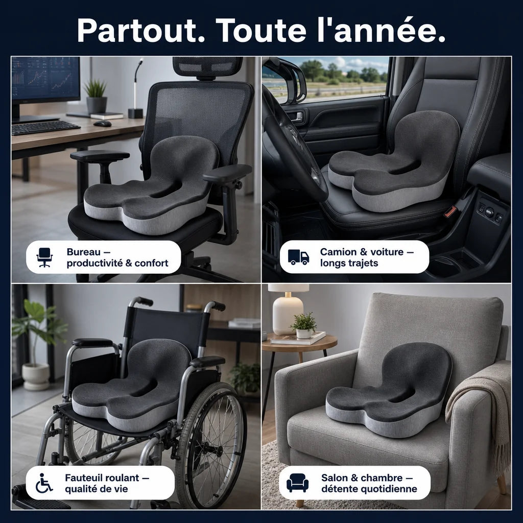 Coussin lombaire en mousse