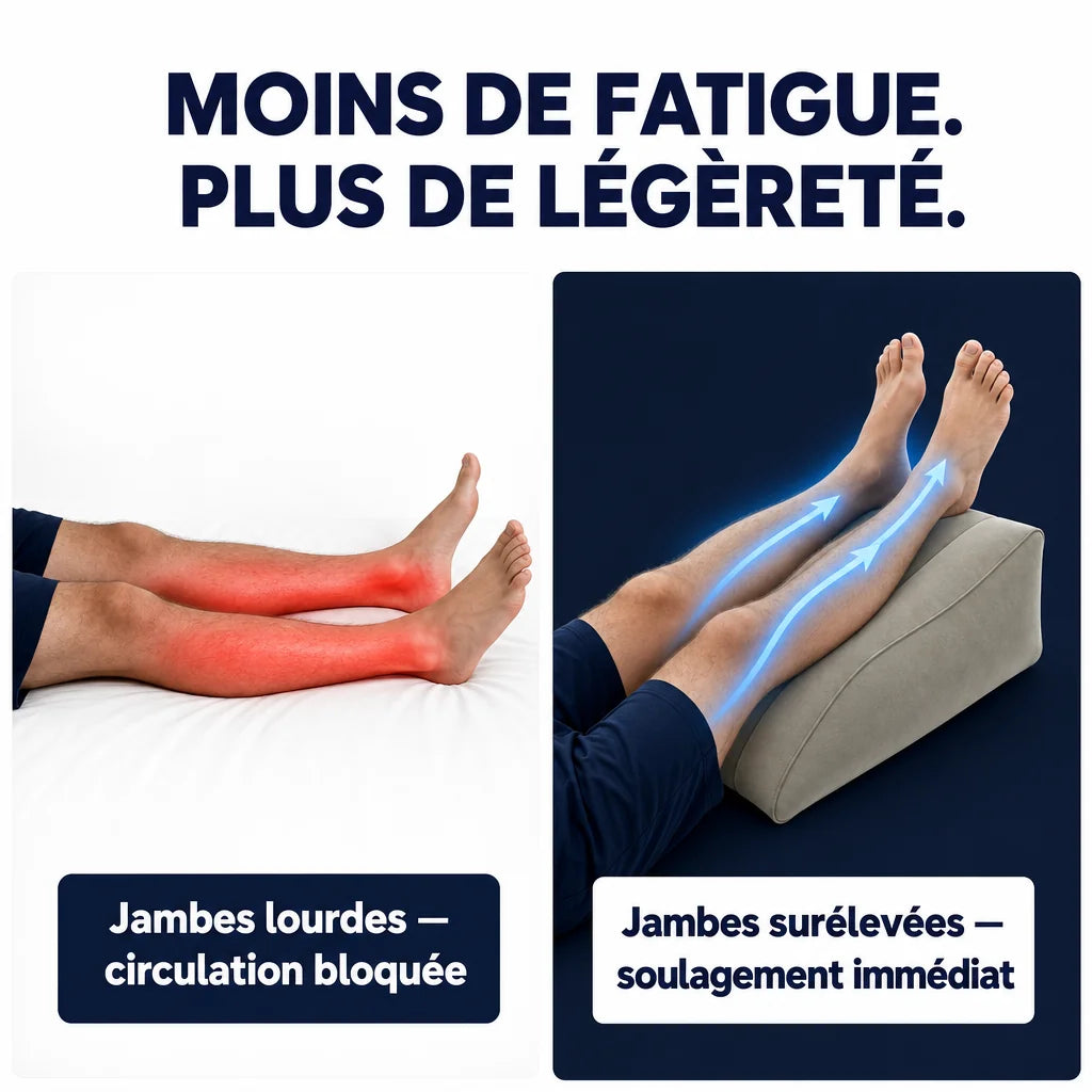 Oreiller elevation jambes
