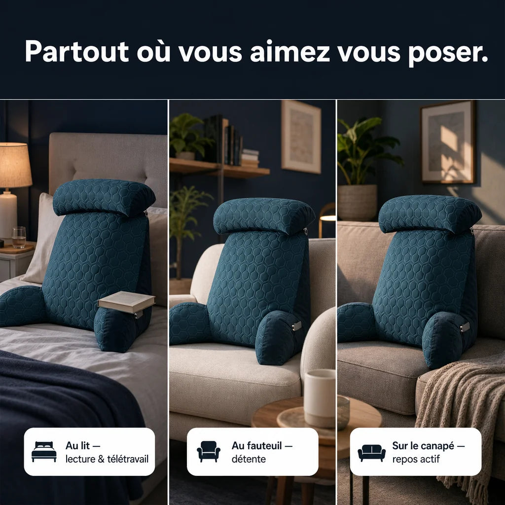 Coussin support pour lecture
