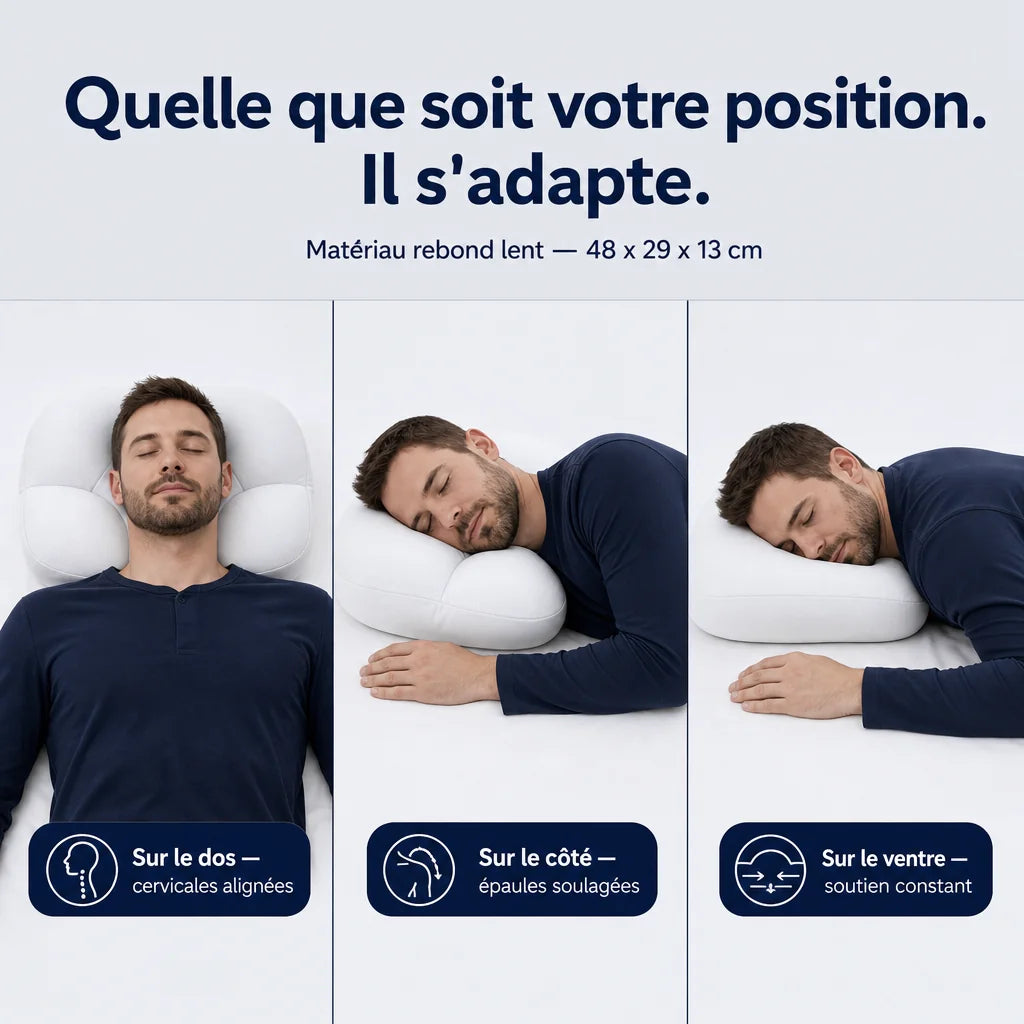 Oreiller sommeil grand confort