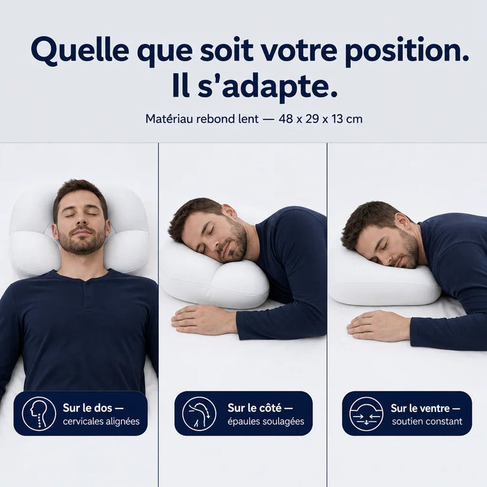 Oreiller sommeil grand confort
