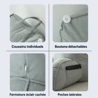 Coussin de lecture tête de lit
