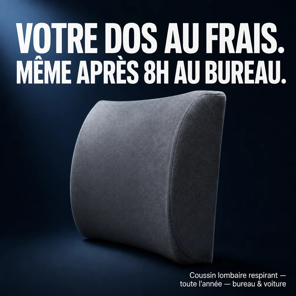 Coussin lombaire respirant