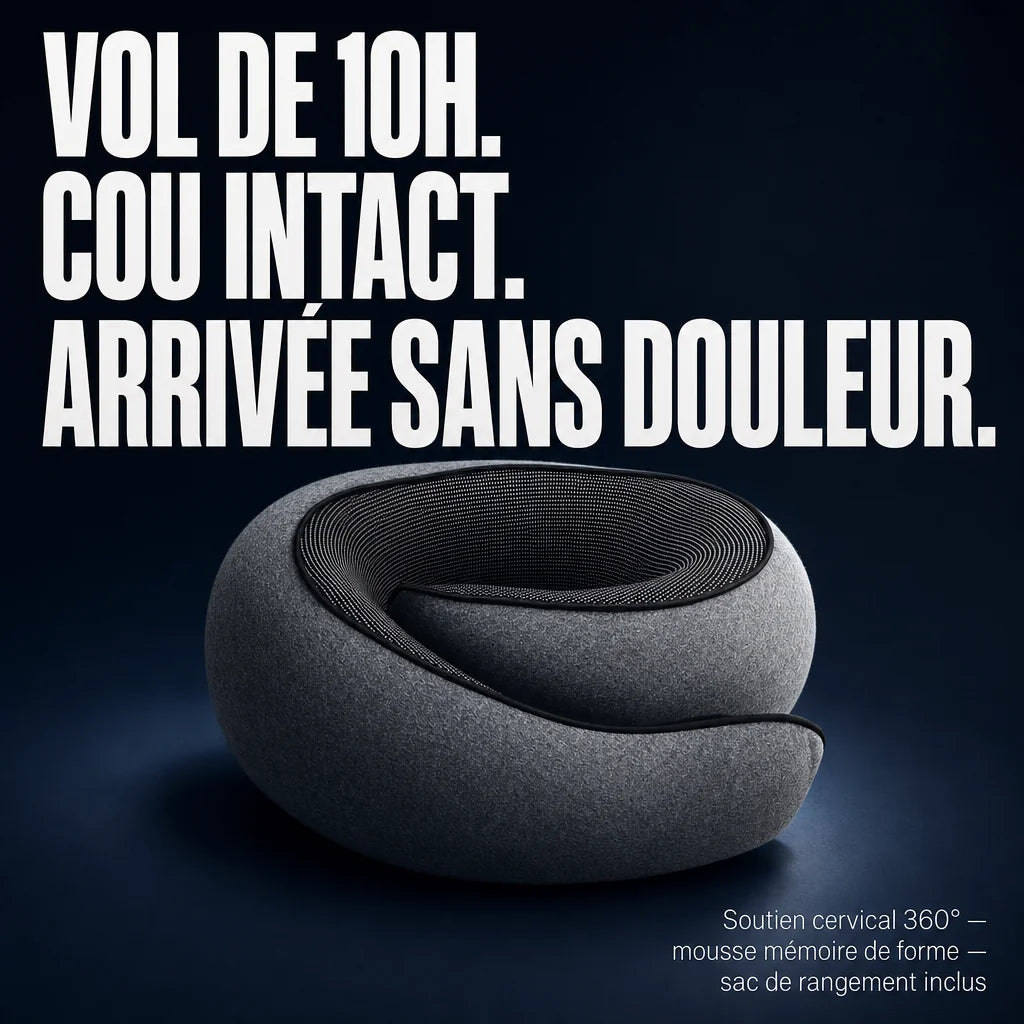 Oreiller de voyage ergonomique