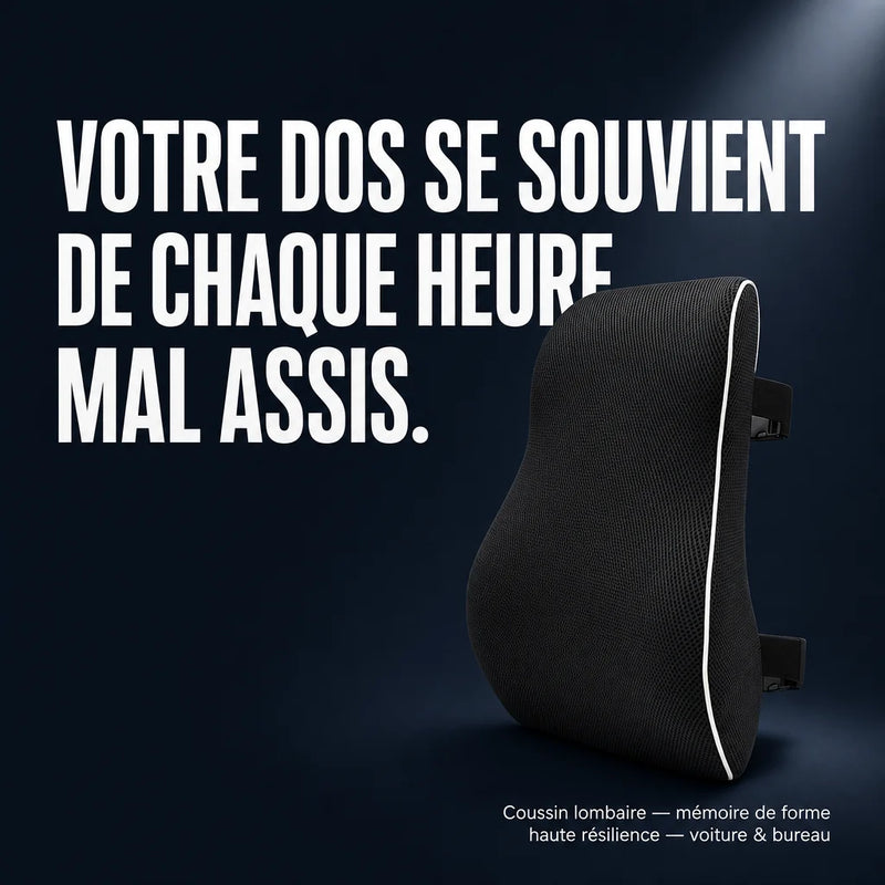 Coussin lombaire siège