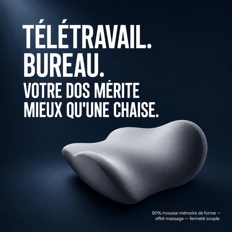 Coussin lombaire siège bureau