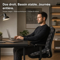 Coussin ergonomique avec dossier
