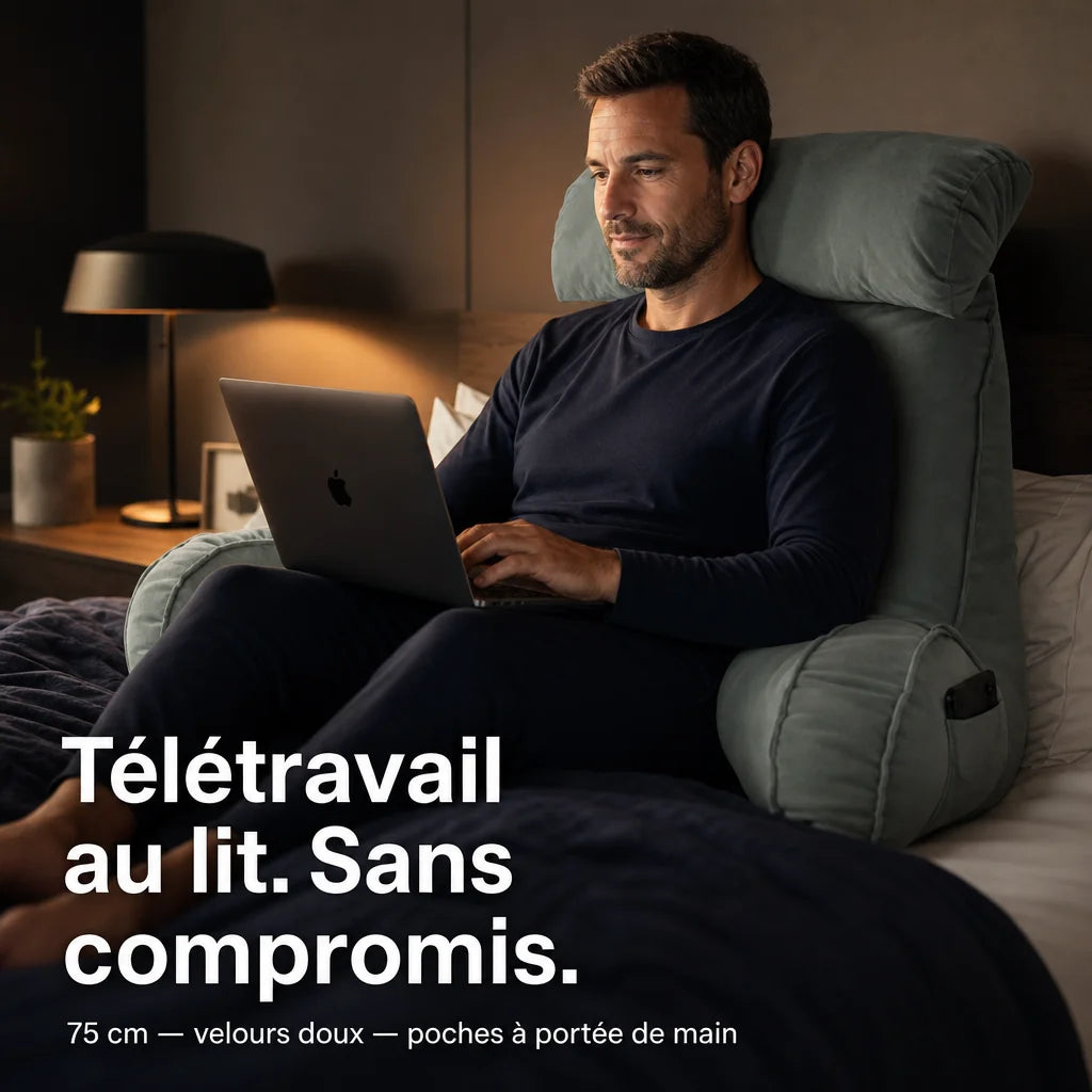 Coussin de lecture tête de lit