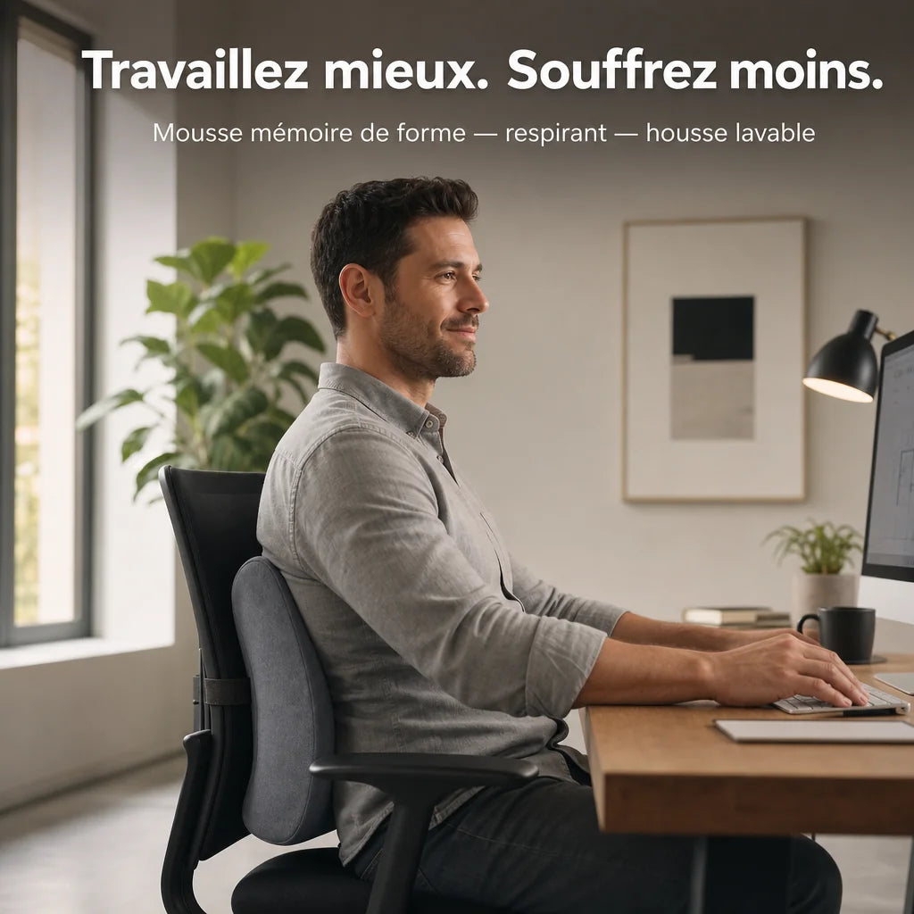 Coussin lombaire respirant