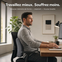 Coussin lombaire respirant