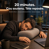 Oreiller ergonomique portable