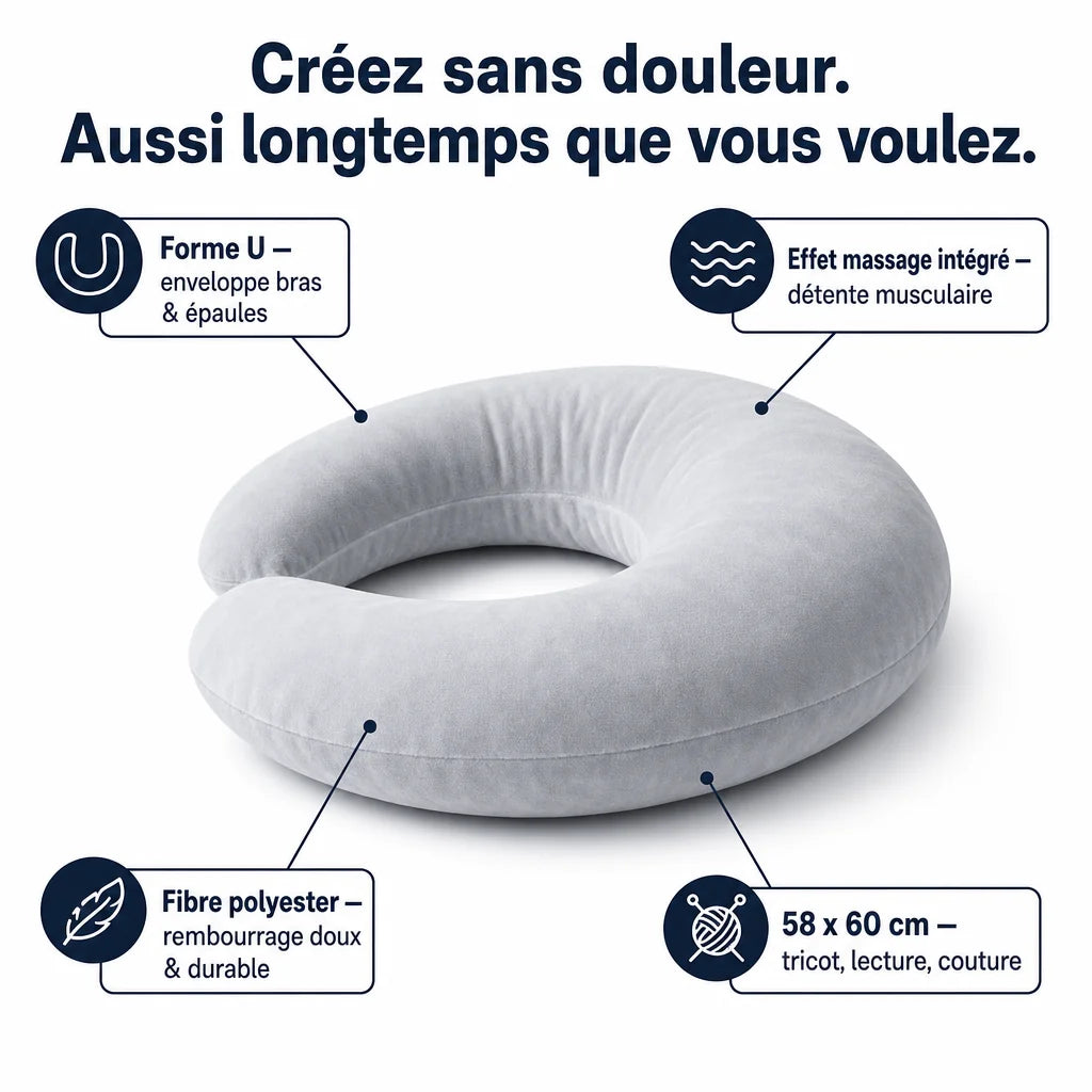 Coussin pour tricot