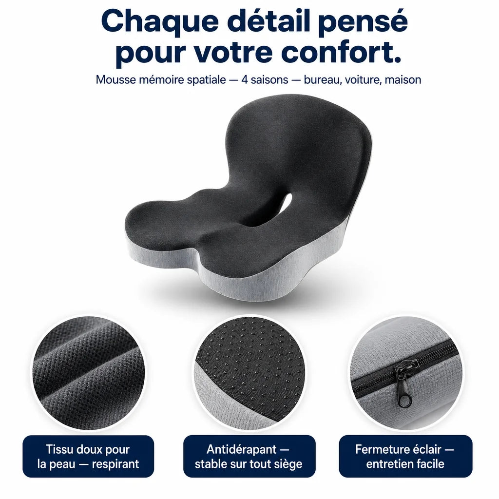 Coussin lombaire en mousse
