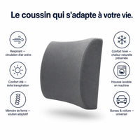 Coussin lombaire respirant