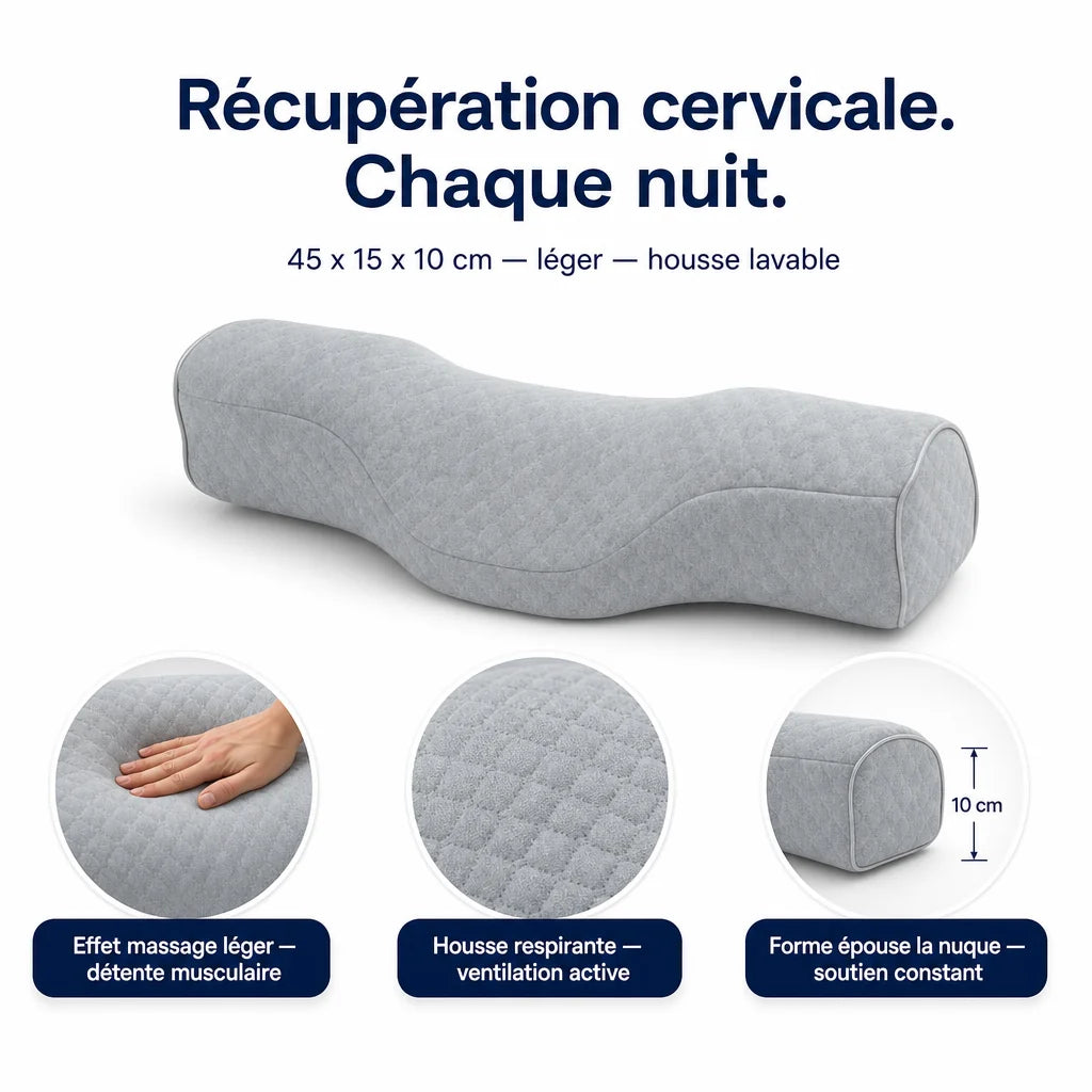 Oreiller cervical orthopédique
