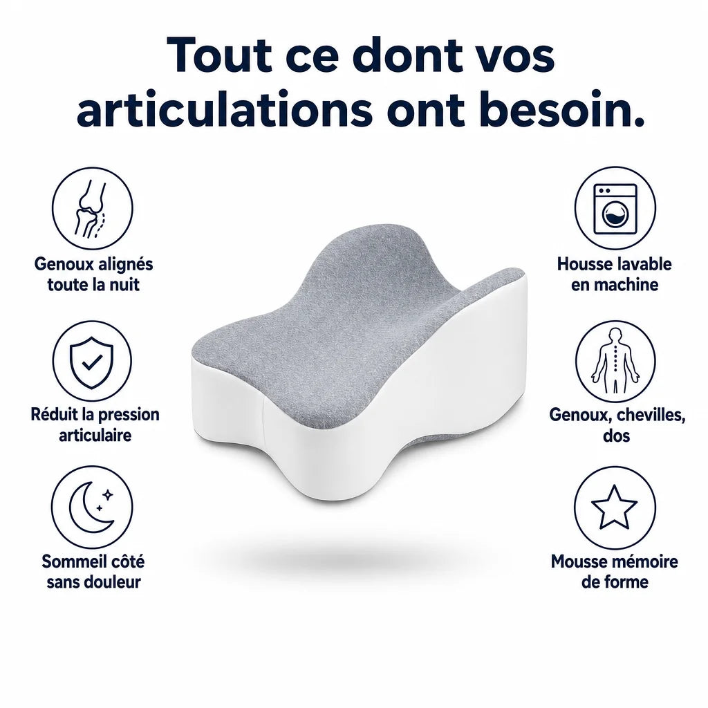 Coussin de genou blanc