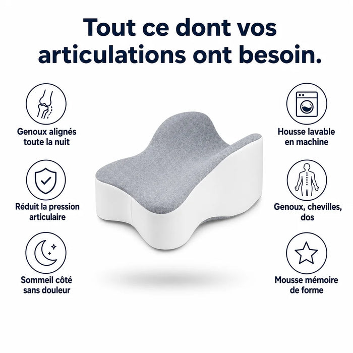 Coussin de genou blanc