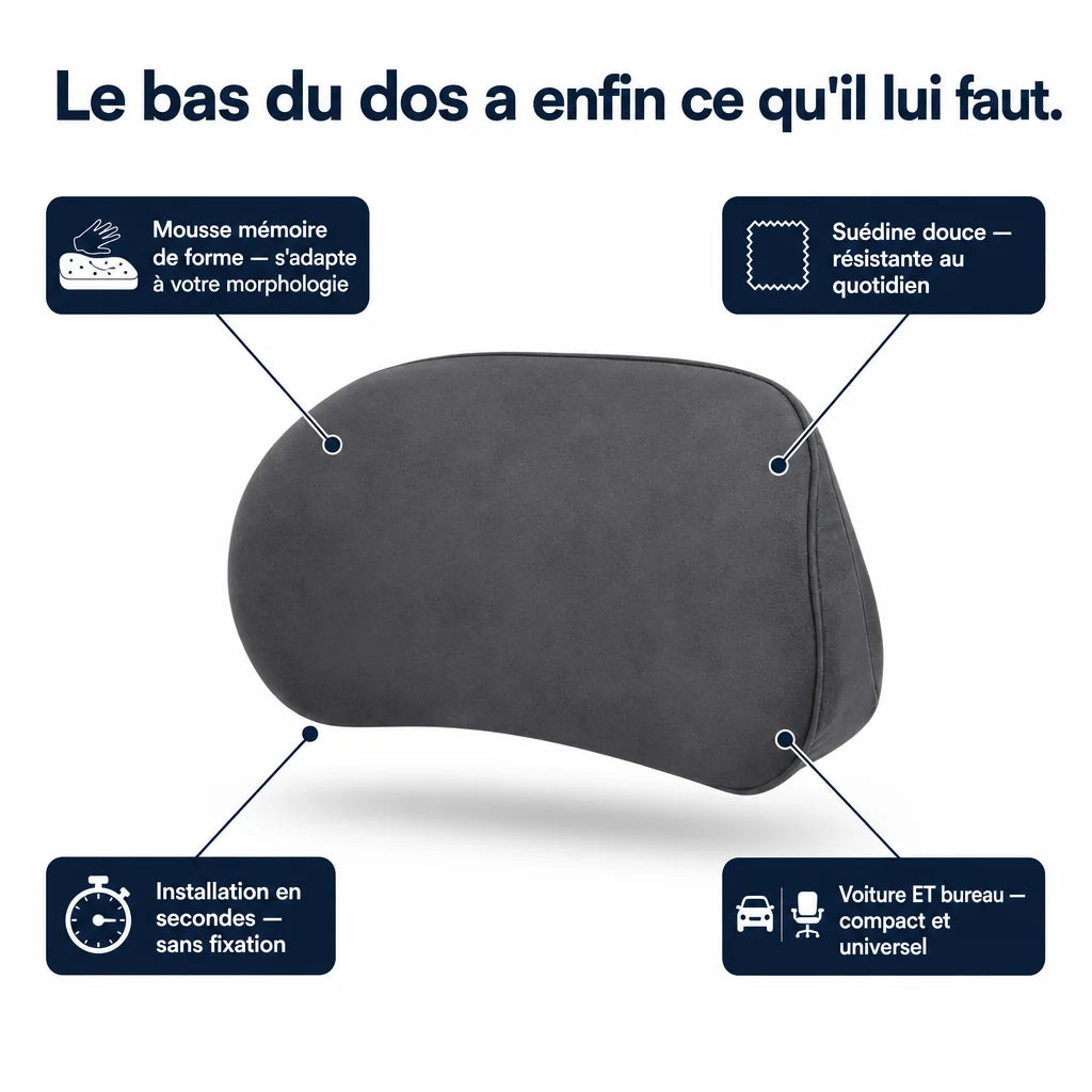 Coussin lombaire de voiture