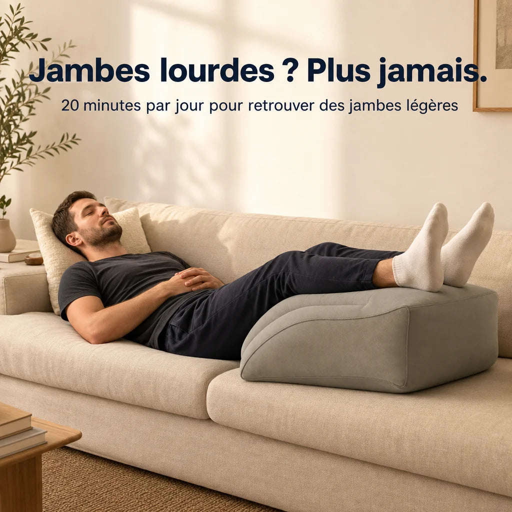 Oreiller elevation jambes