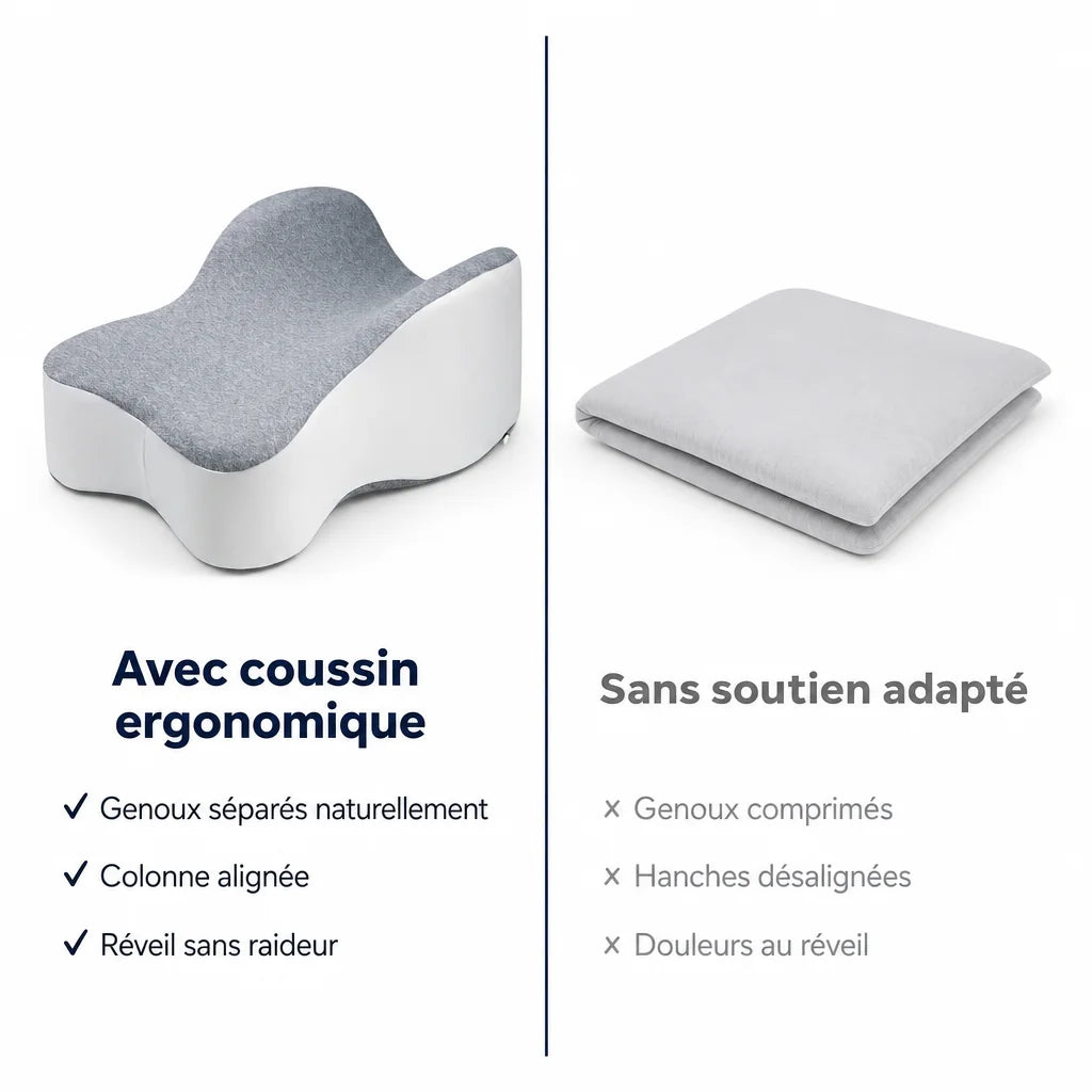 Coussin de genou blanc