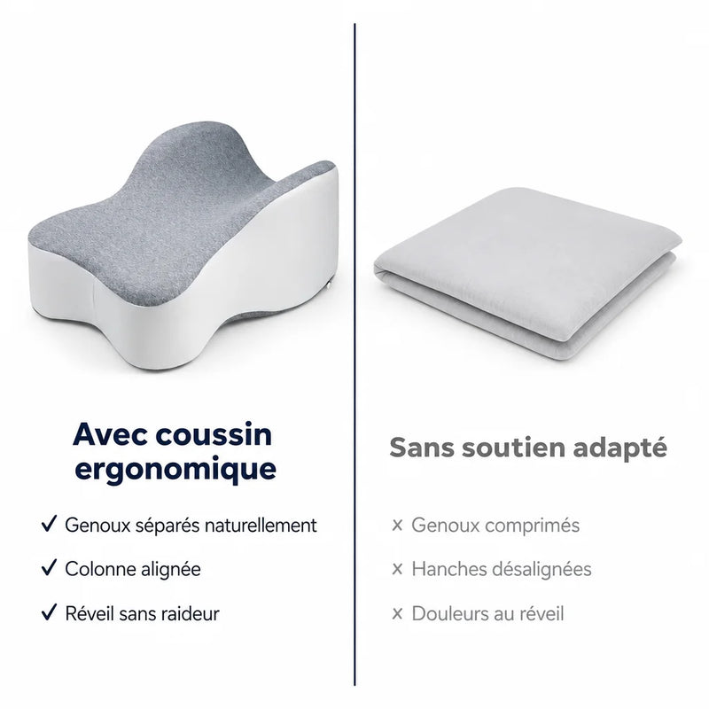 Coussin de genou blanc